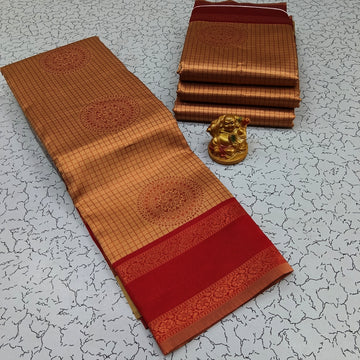 Kubera Fancy Checked Sarees