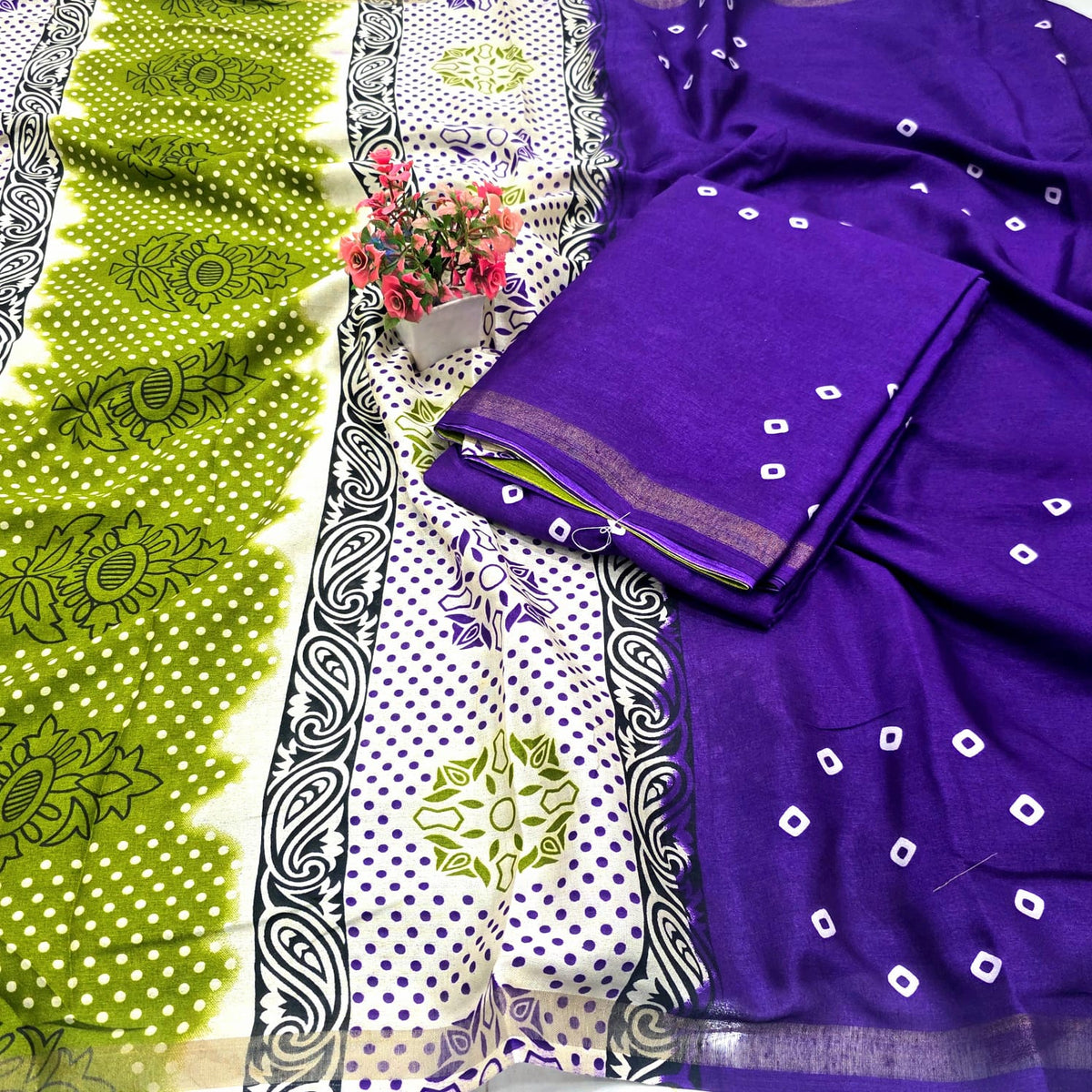 MalMal Cotton Saree