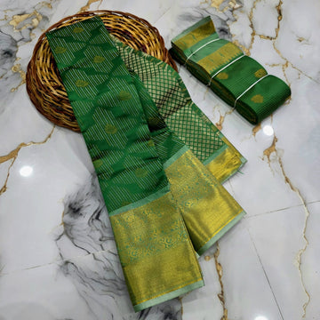 Classic Checked Vairaoosi Silk Saree ( Same Colour Only Dispatch )