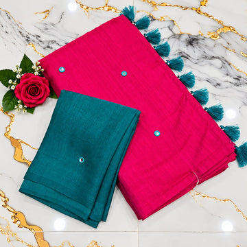 Trending Online Mirror Silk Saree