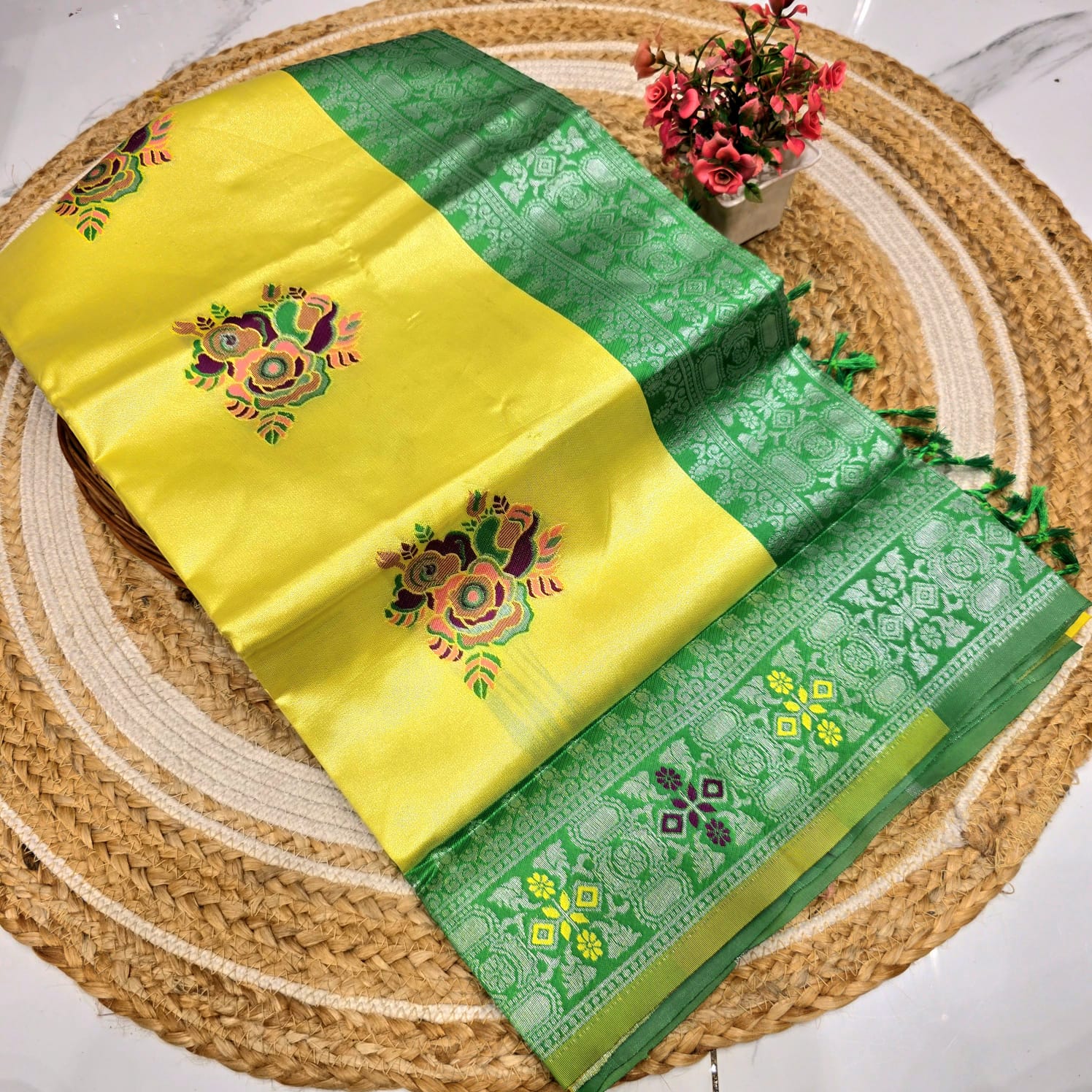Fancy Tissue Silk Saree