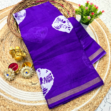 Malmal Cotton Saree