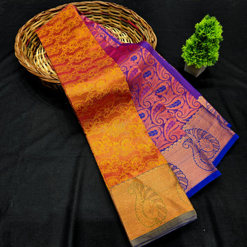 All Self Bridal Saree ( Without Stone )