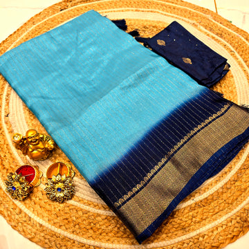 Fancy Blouse Work Saree