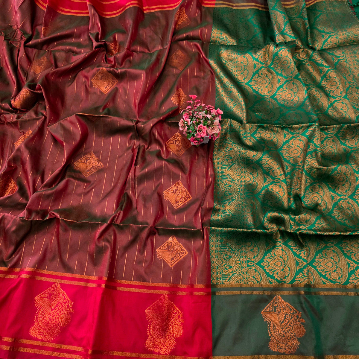 ElamPillai Silk Saree ( Same Colour only dispatch )