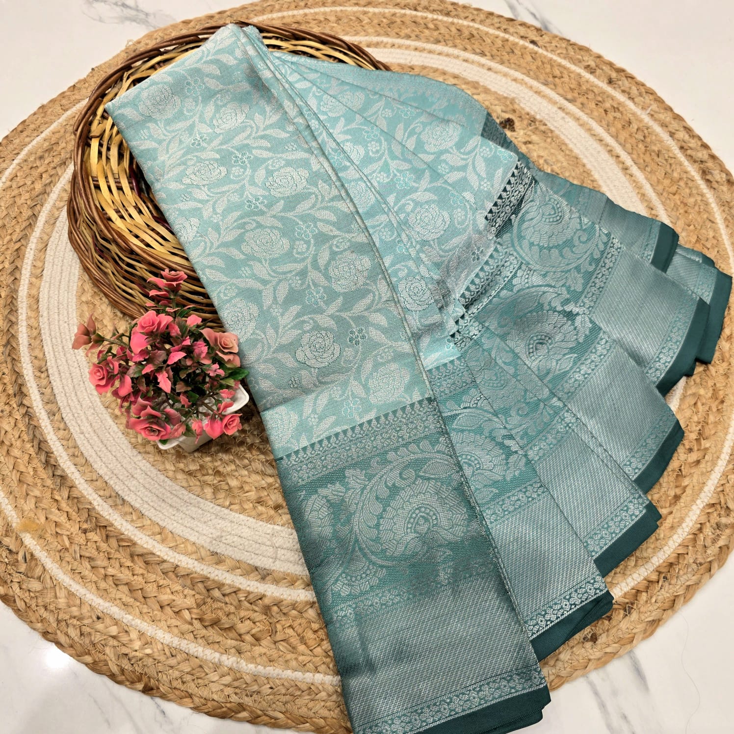 50 % Offer Tissue Silk Saree