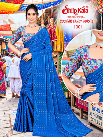 Diwali Special Party Wear Work Saree