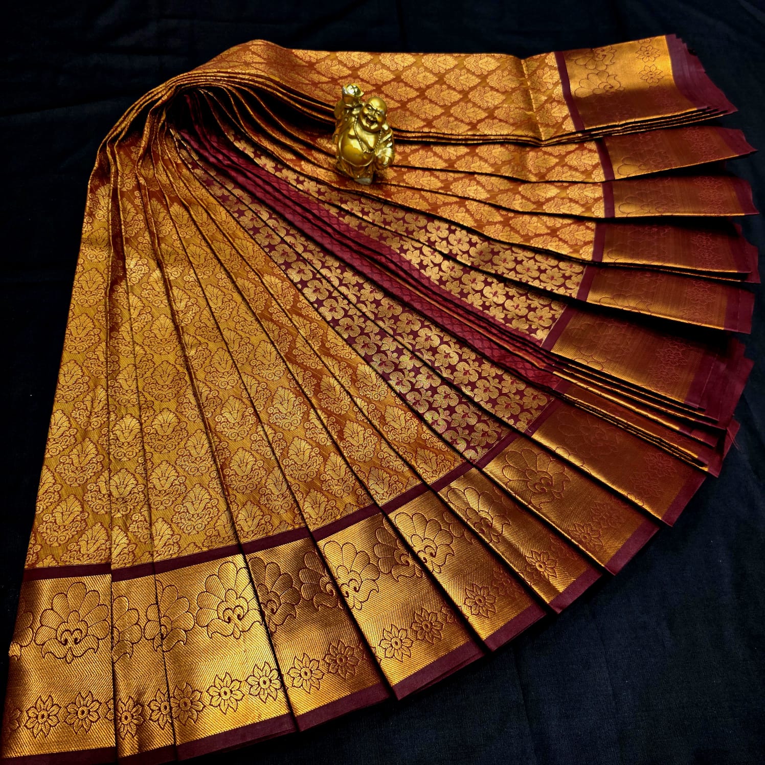 All Self Bridal Saree
