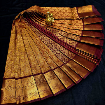 All Self Bridal Saree