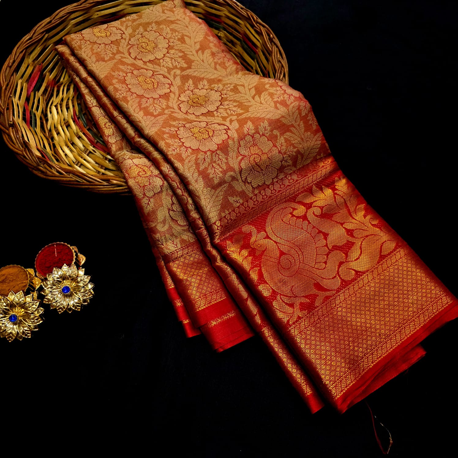 One Gram Gold Saree