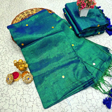 Mayil Kadhi Cotton Mirror saree