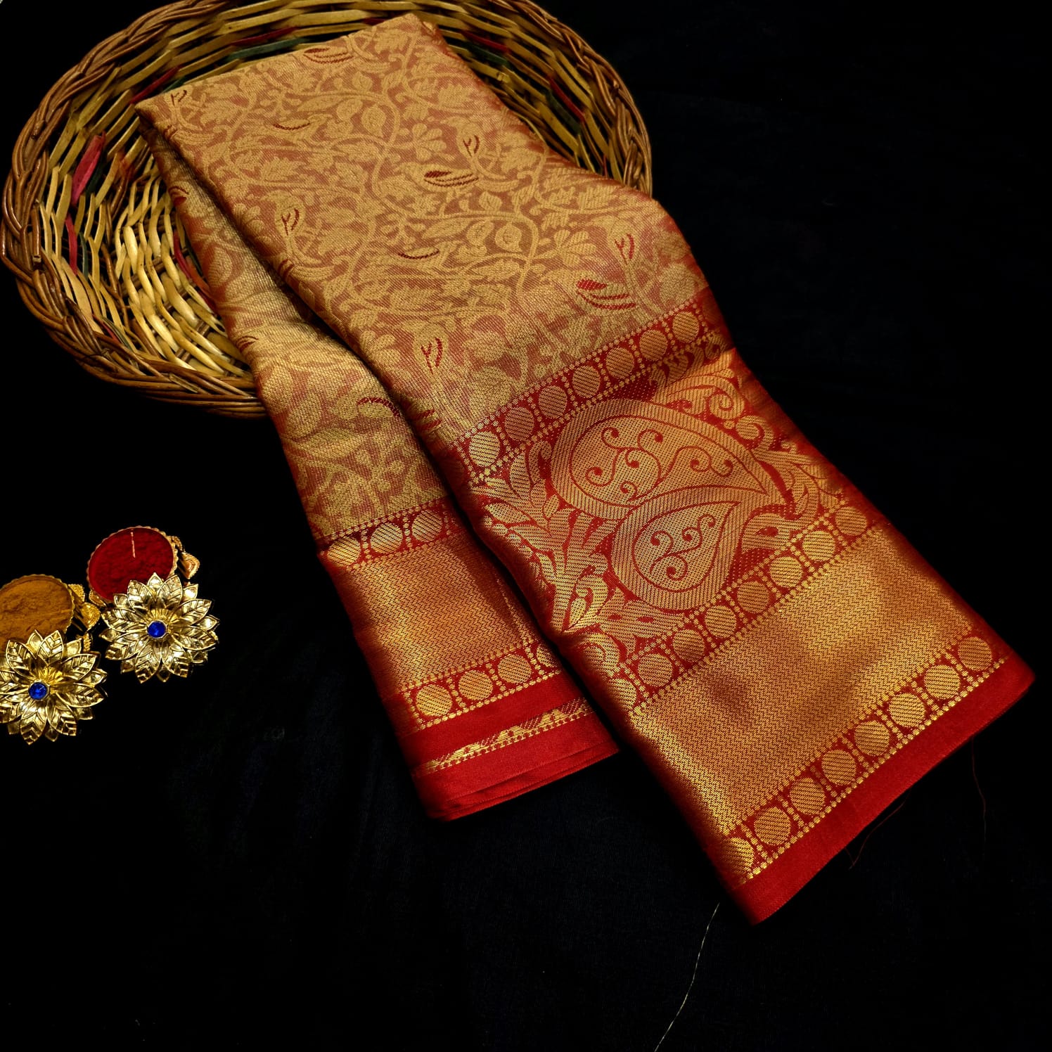 One Gram Gold Saree