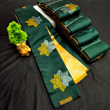 Borderless kubera Silk Saree