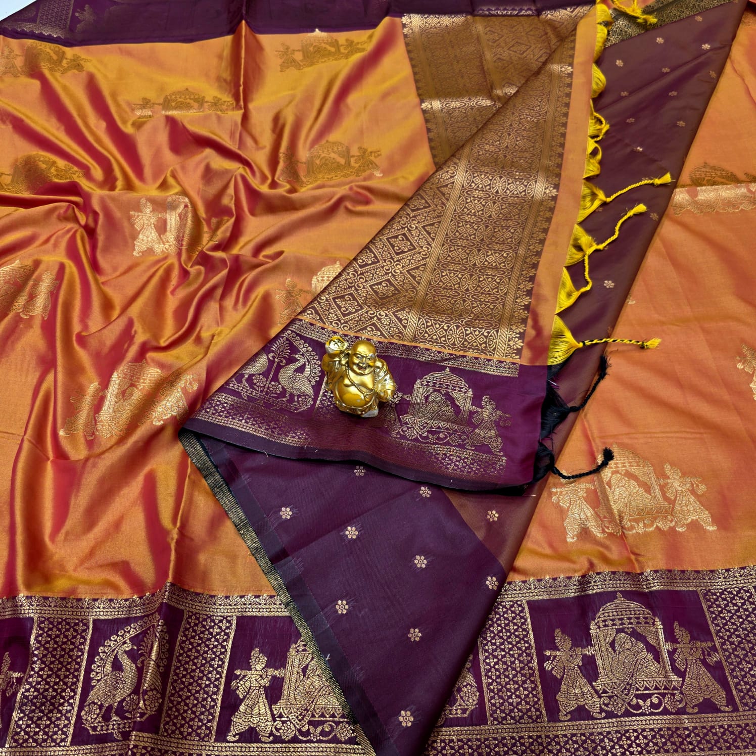 Luxury Pallakku Design Soft Silk Saree