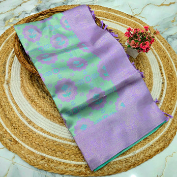 Blossom Weave Silk Saree ( Same Colour only dispatch )