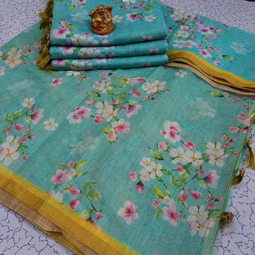 Trending Linen Offer Sarees