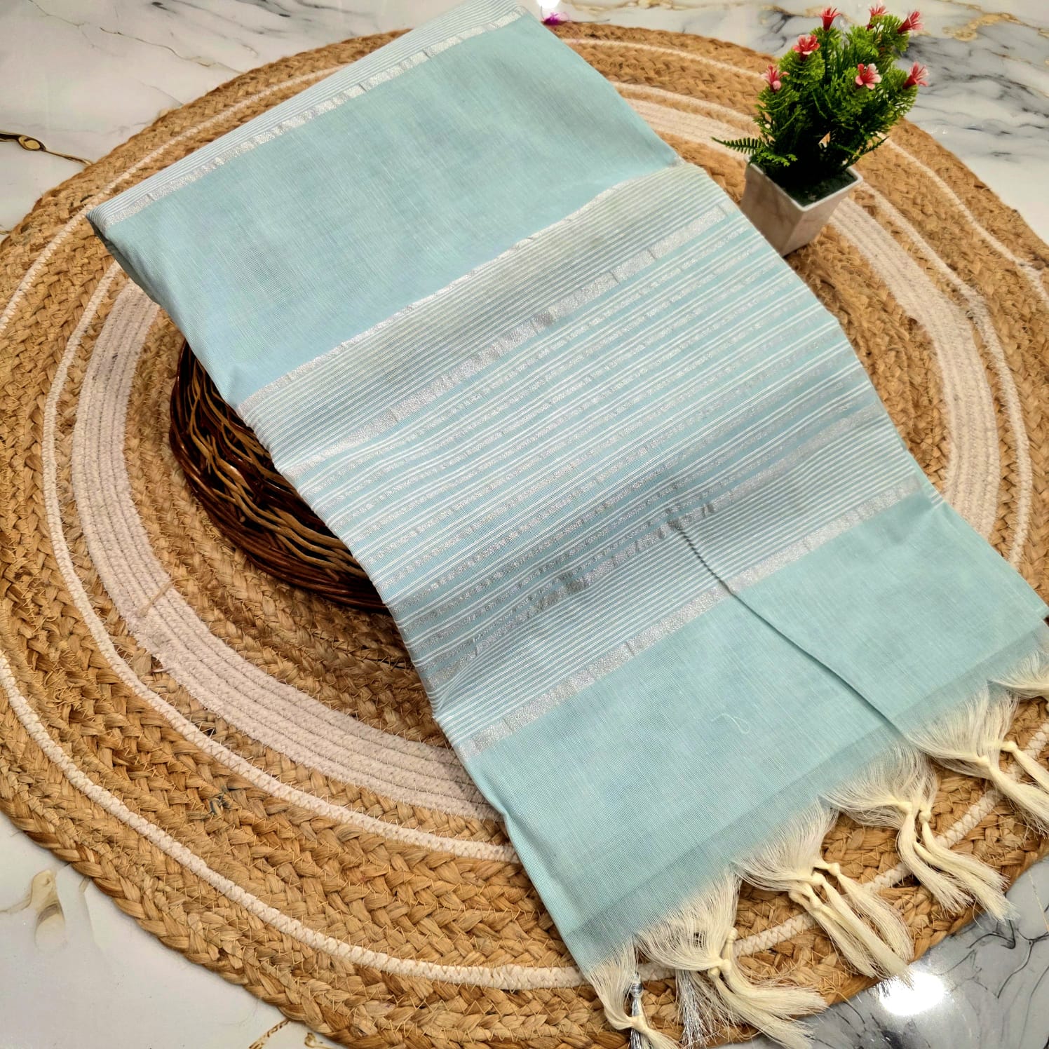 Jute Cotton Saree