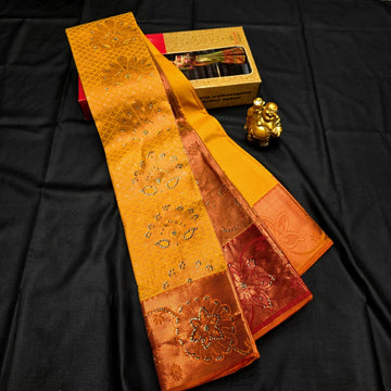 All Self Bridal Saree