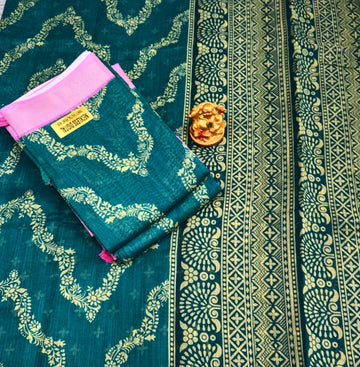 Neckless Linen Offer Sarees