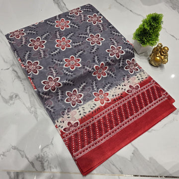 Voile Cotton Saree