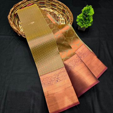 All Self Bridal Saree