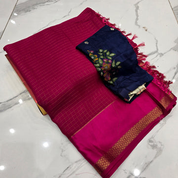 Georgette blouse work Saree