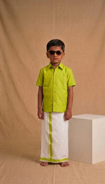 Children Vesti Shirt Set