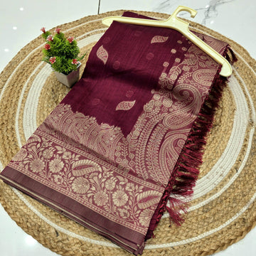 Weaving Cotton Saree