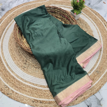 Pure Mysore Silk With Dry wash