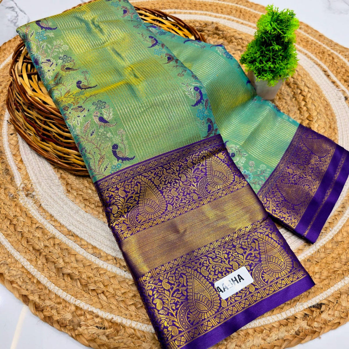 Exquisite Bridal Soft Silk Saree