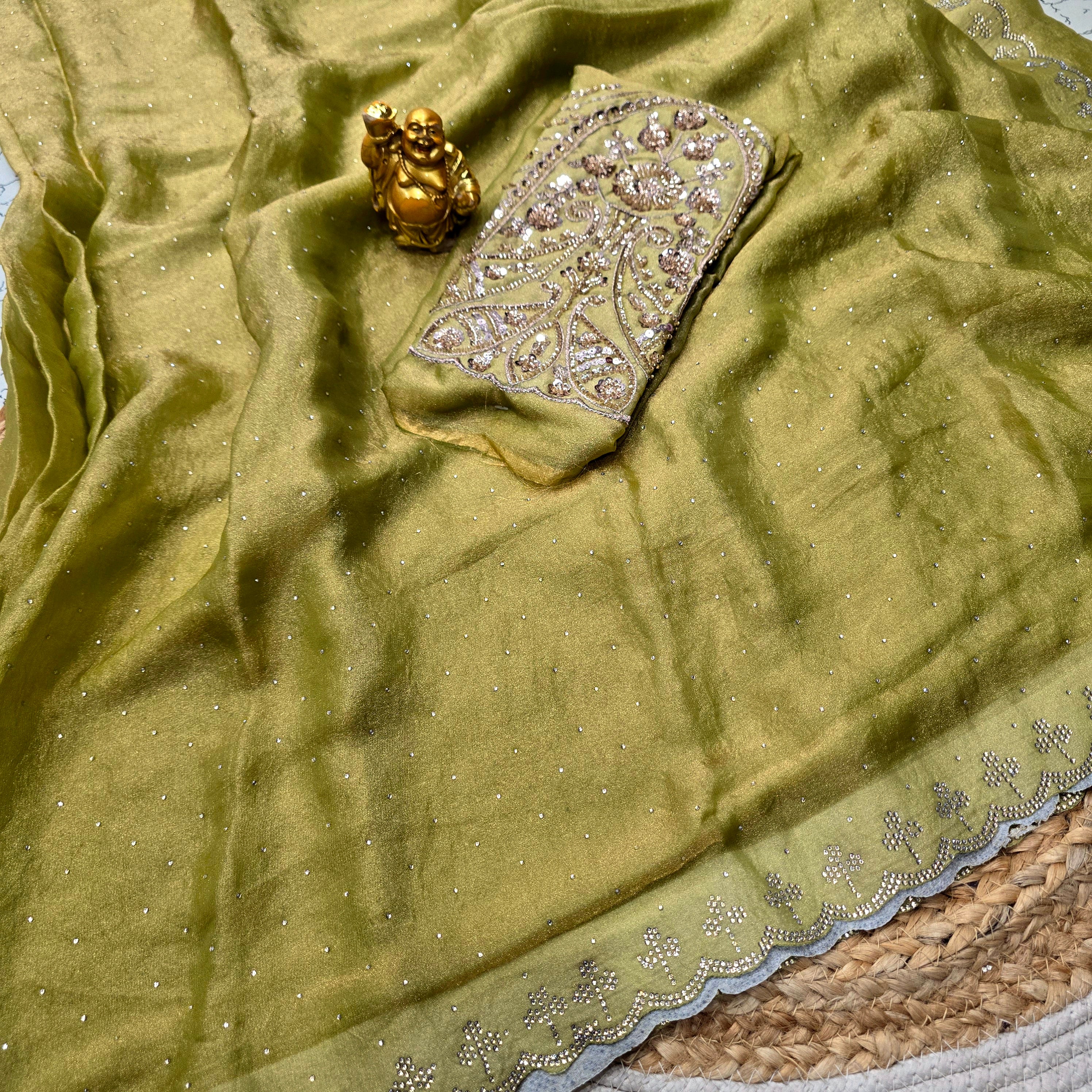 Space Silk Party Wear Saree