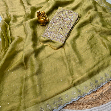 Space Silk Party Wear Saree