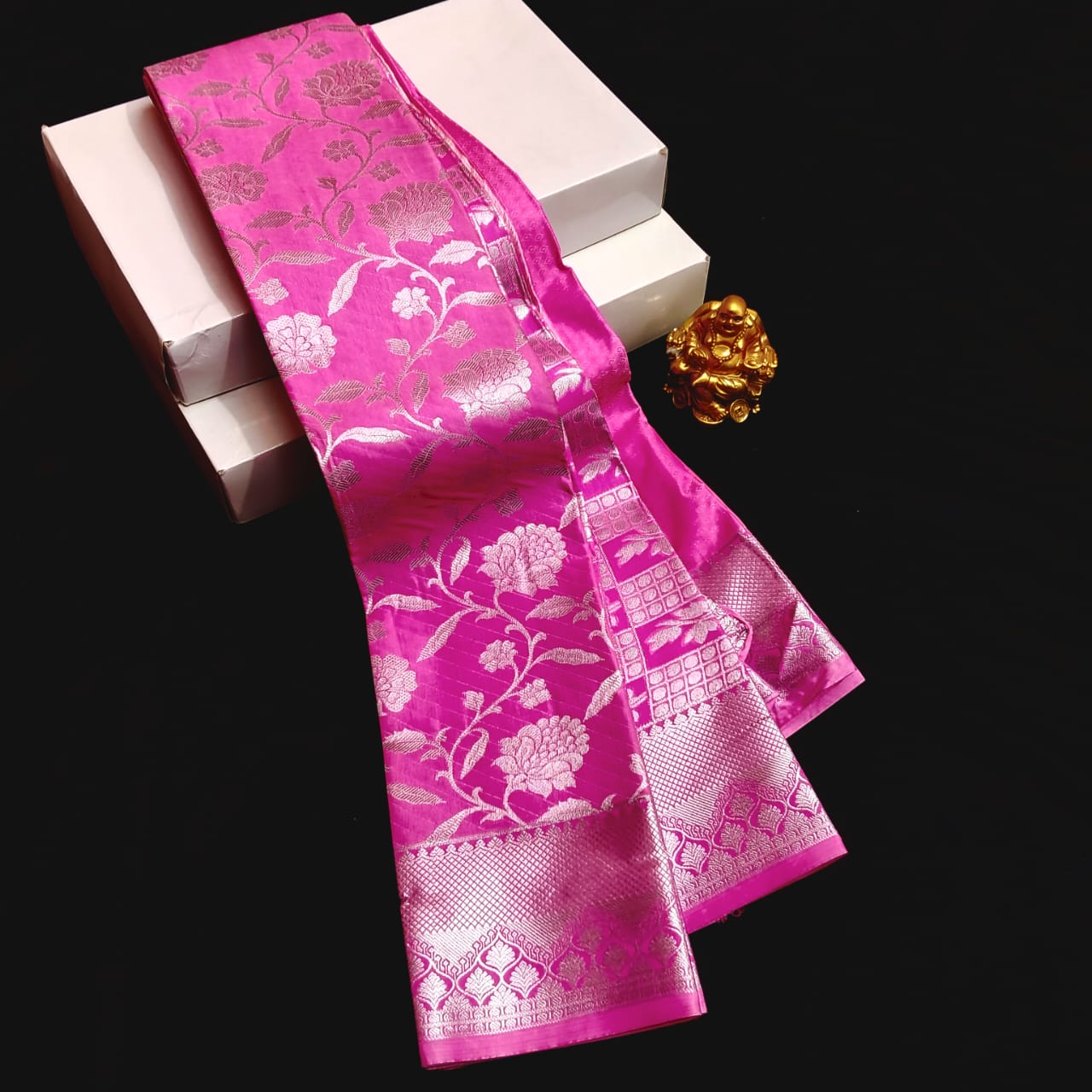 Silver All Self Sarees