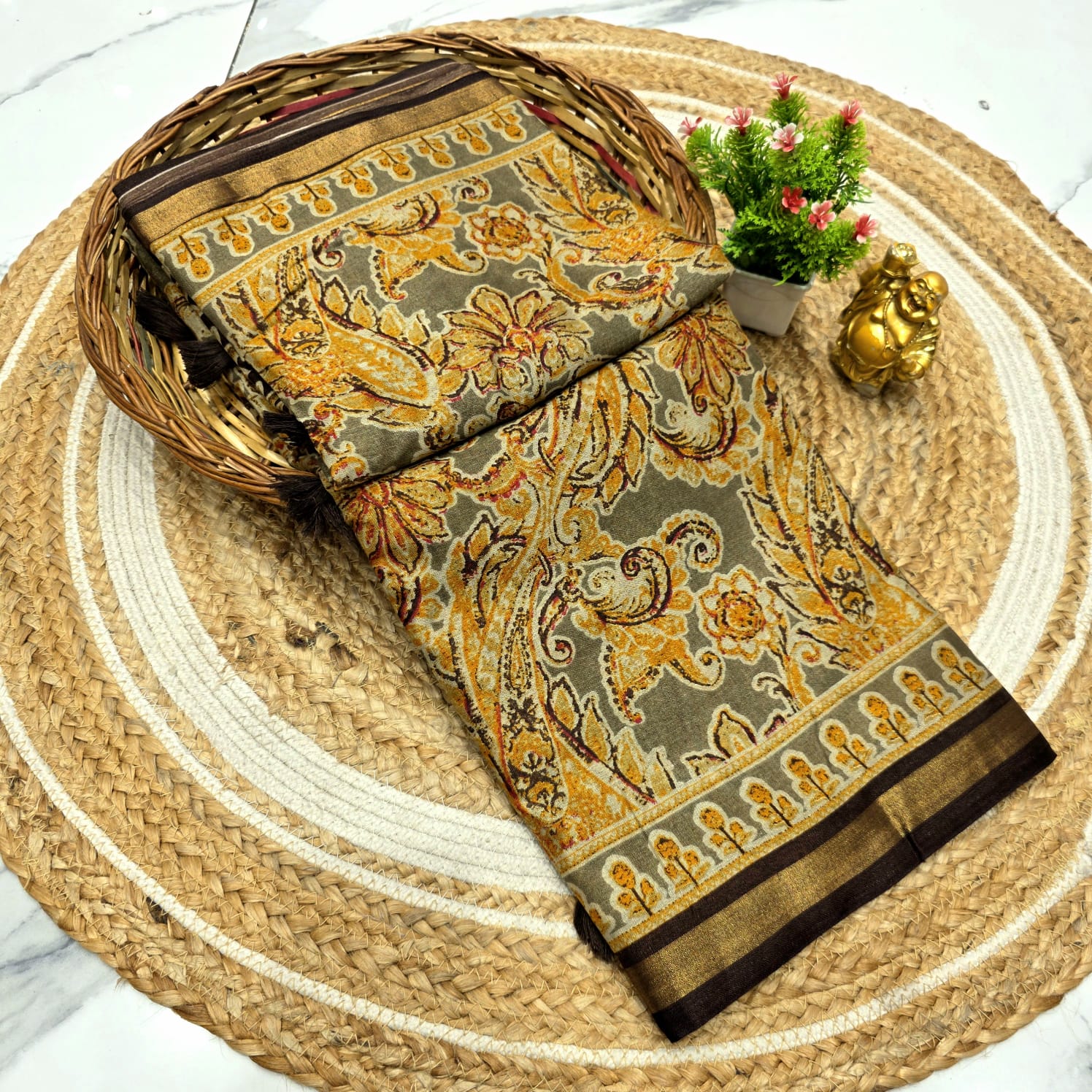 Malai cotton Saree