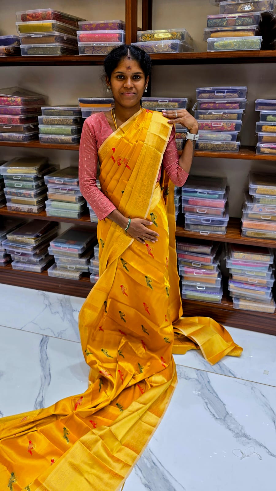 Attractive Bridal Silk Saree