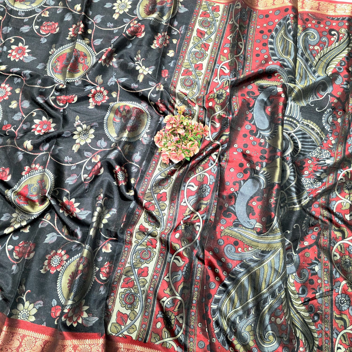 Narayani Kalamkari Silk Saree