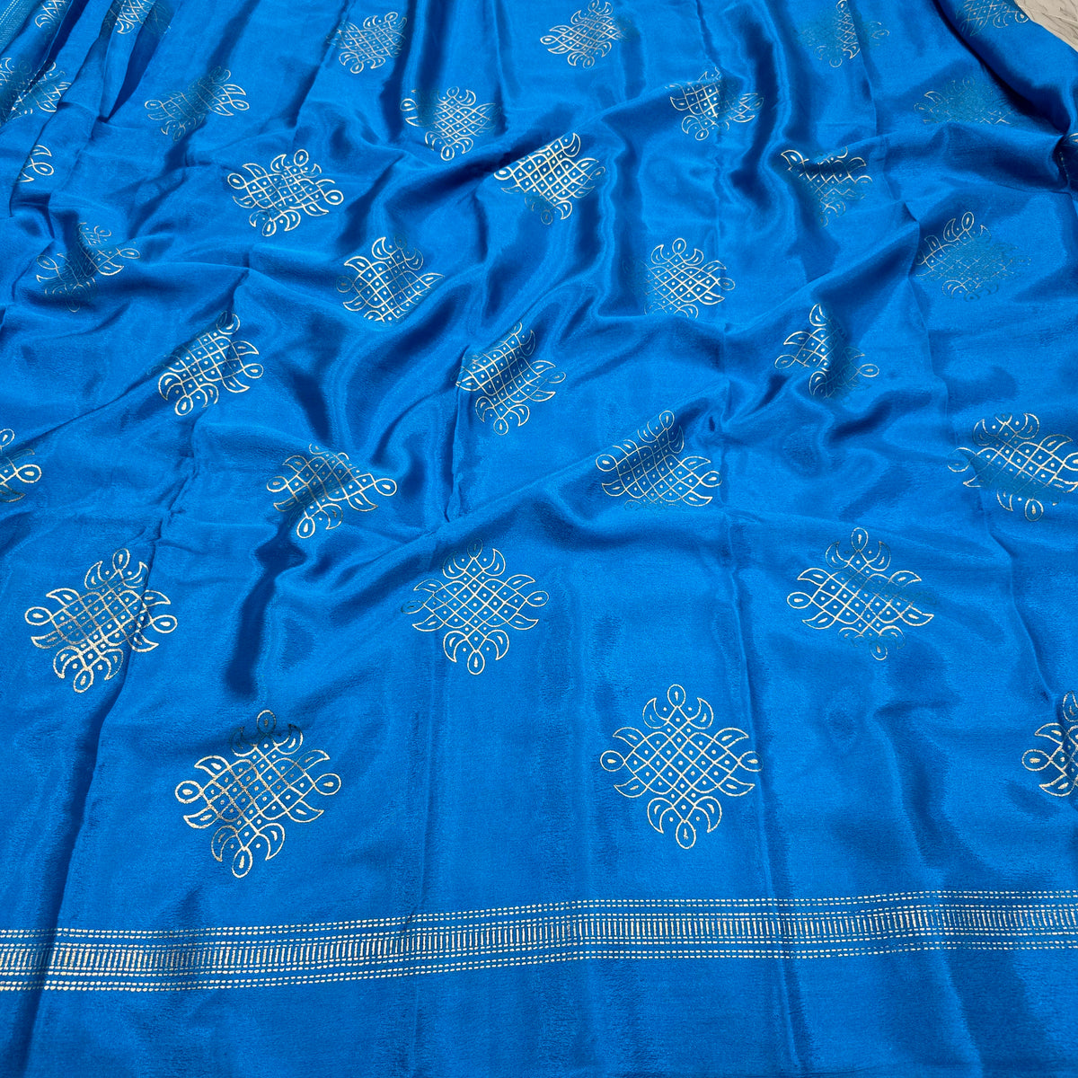 Diwali Collections Kolam Silk Saree