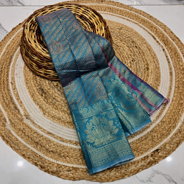 Offer Jacquard Silk Saree ( Same colour only dispatch )