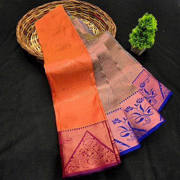 All Self Bridal Saree ( without Stone )