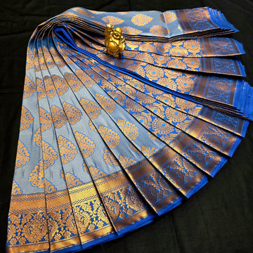 All Self Bridal Saree