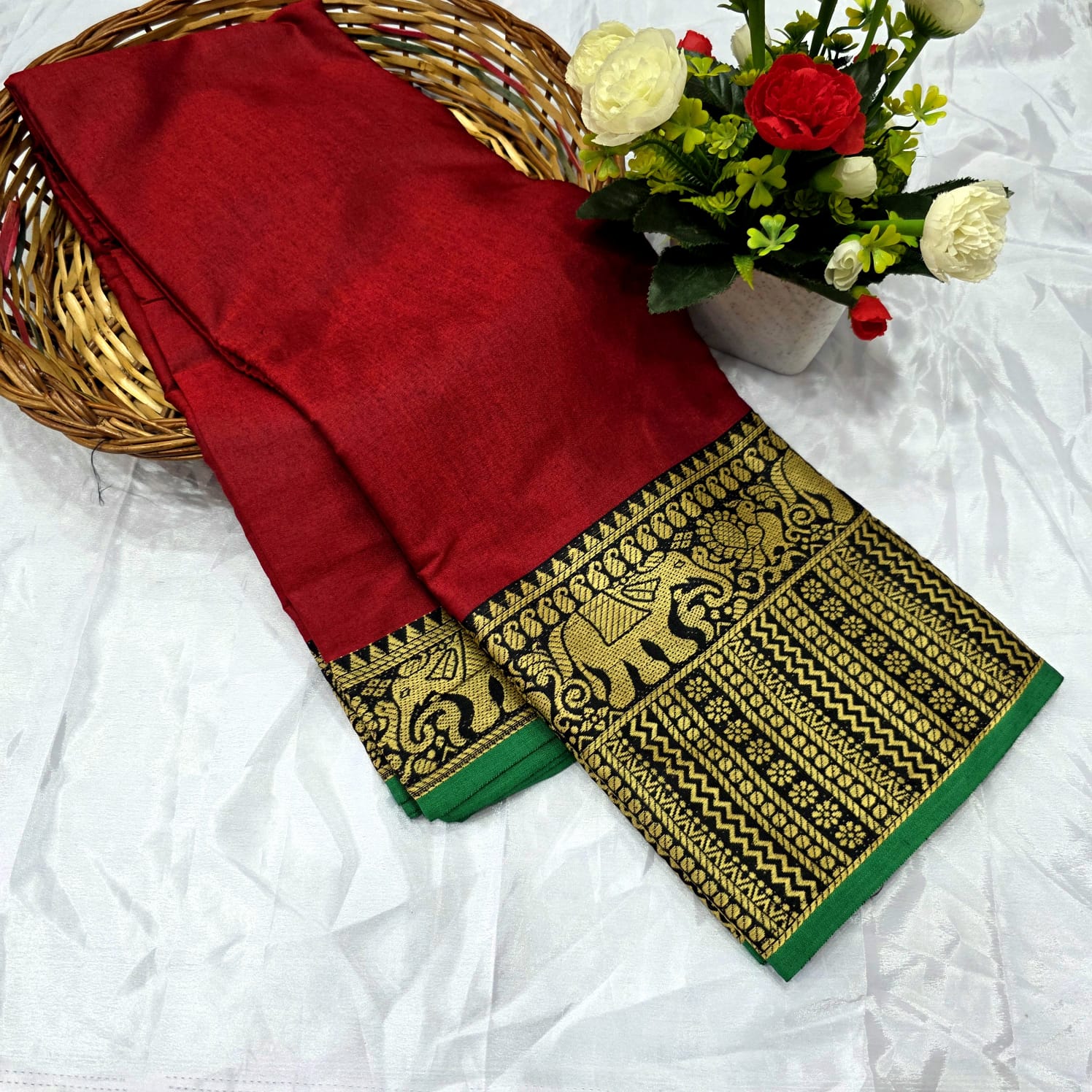 Traditional NarayanPattu Cotton saree