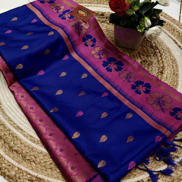 Flower Luxury Soft Silk Saree