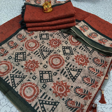 Trending Linen Offer Sarees