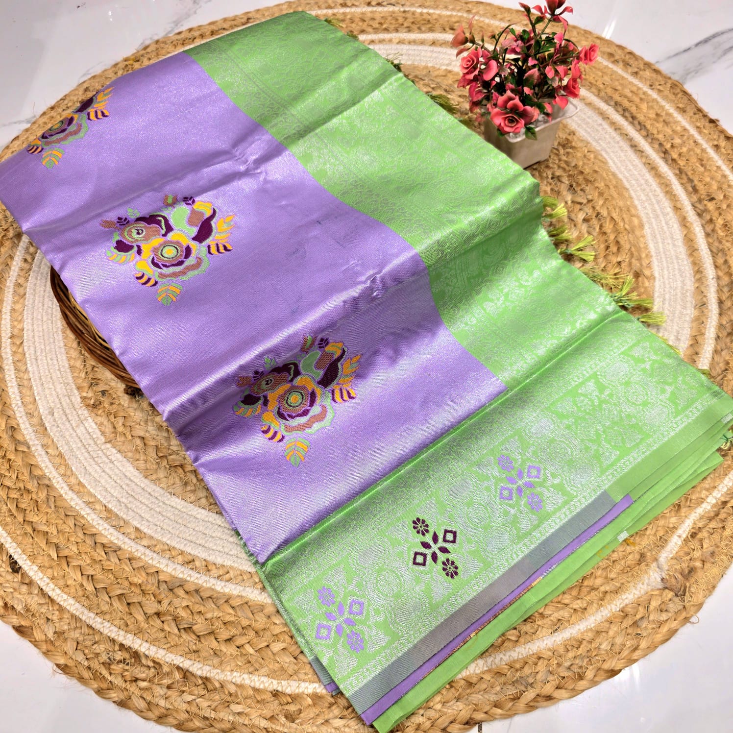 Fancy Tissue Silk Saree