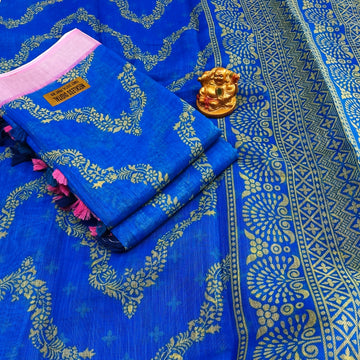 Neckless Linen Offer Sarees