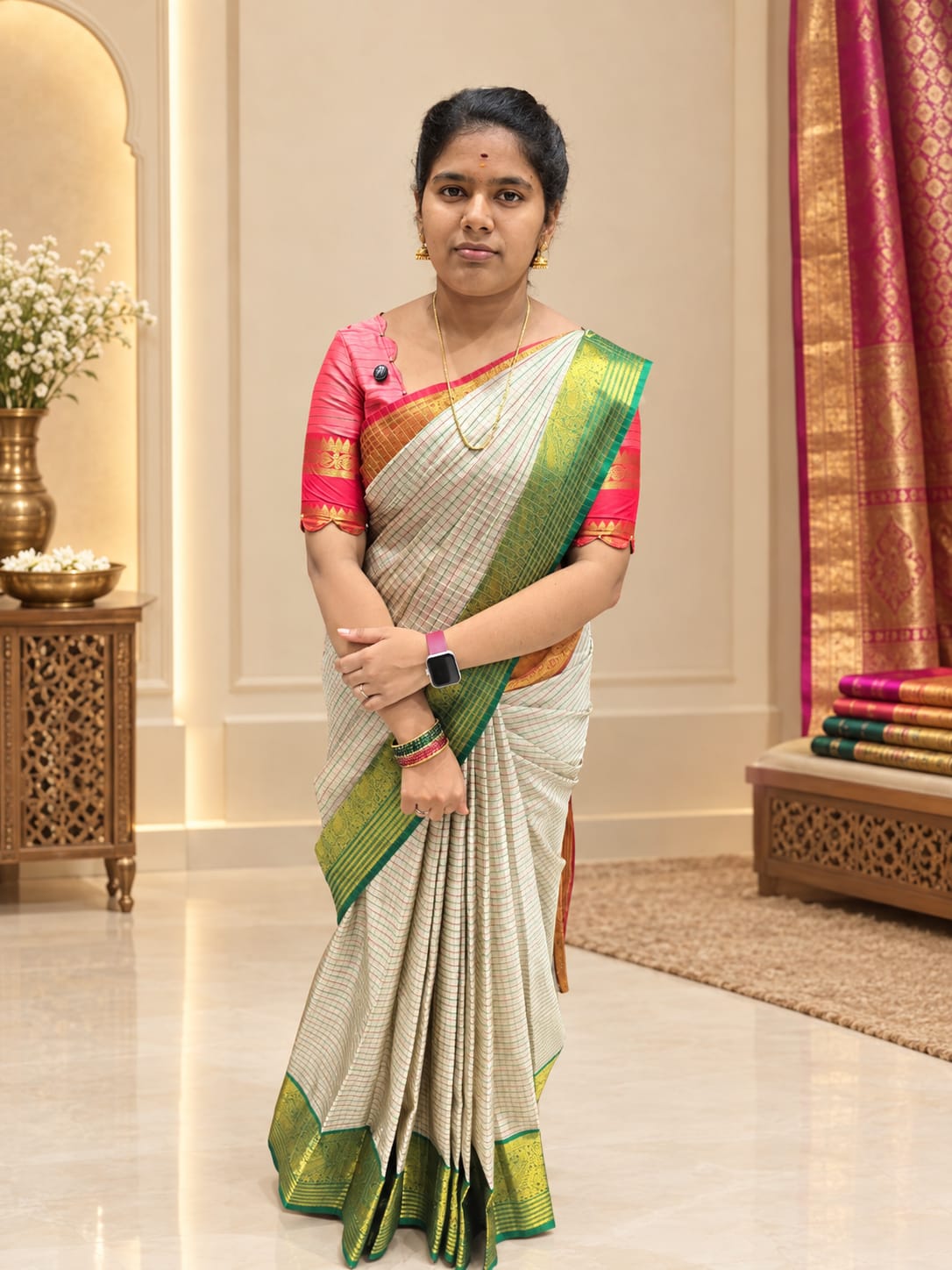 Ganga Jamuna Silk Saree