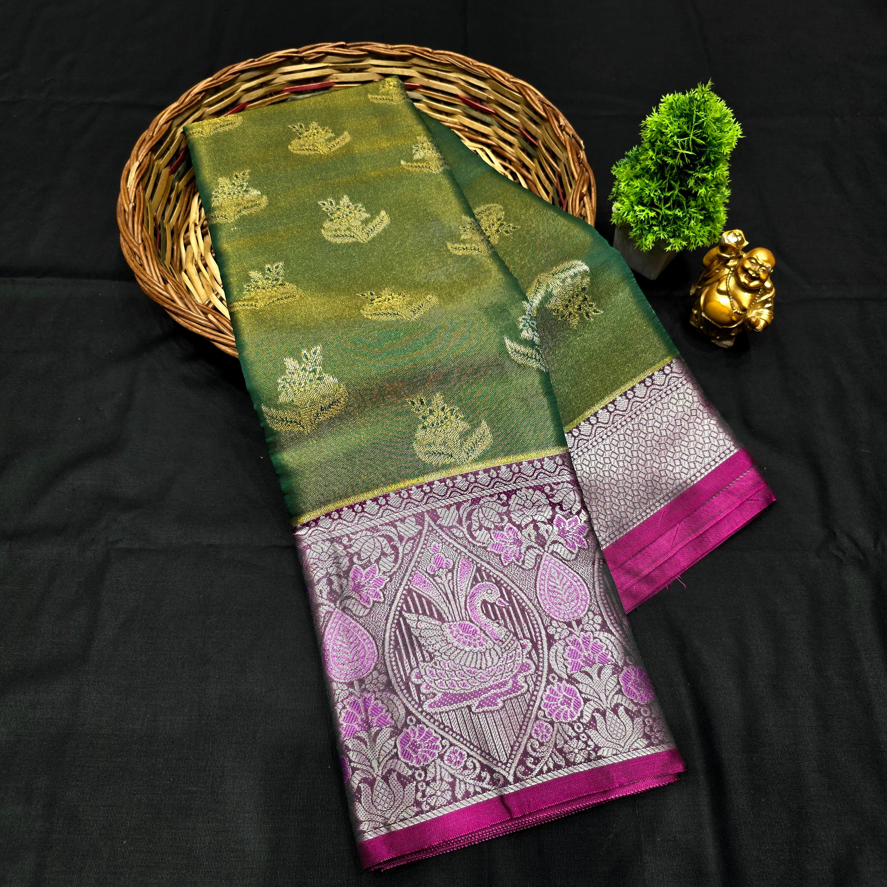 Tissue Bridal Saree