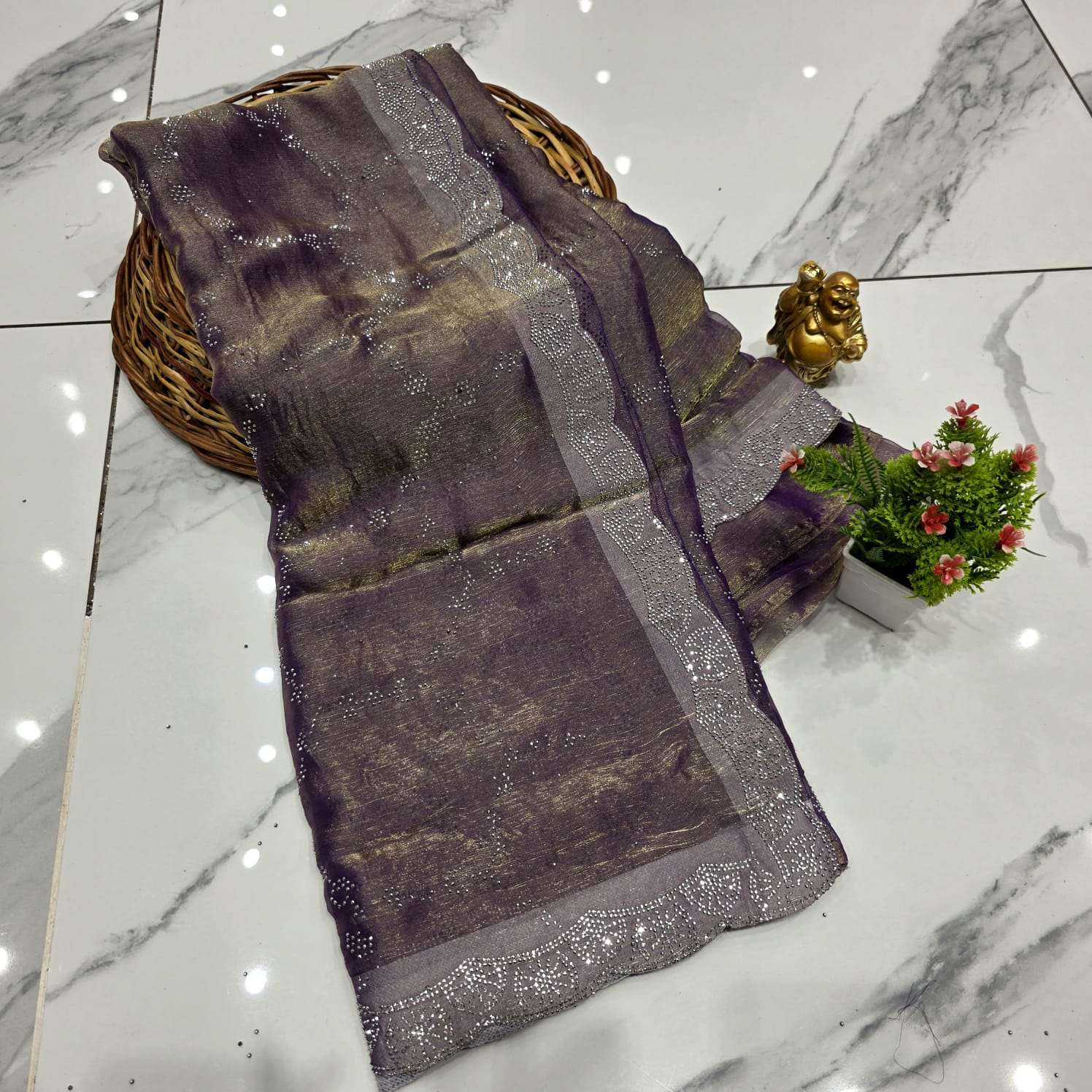 Space Silk Saree