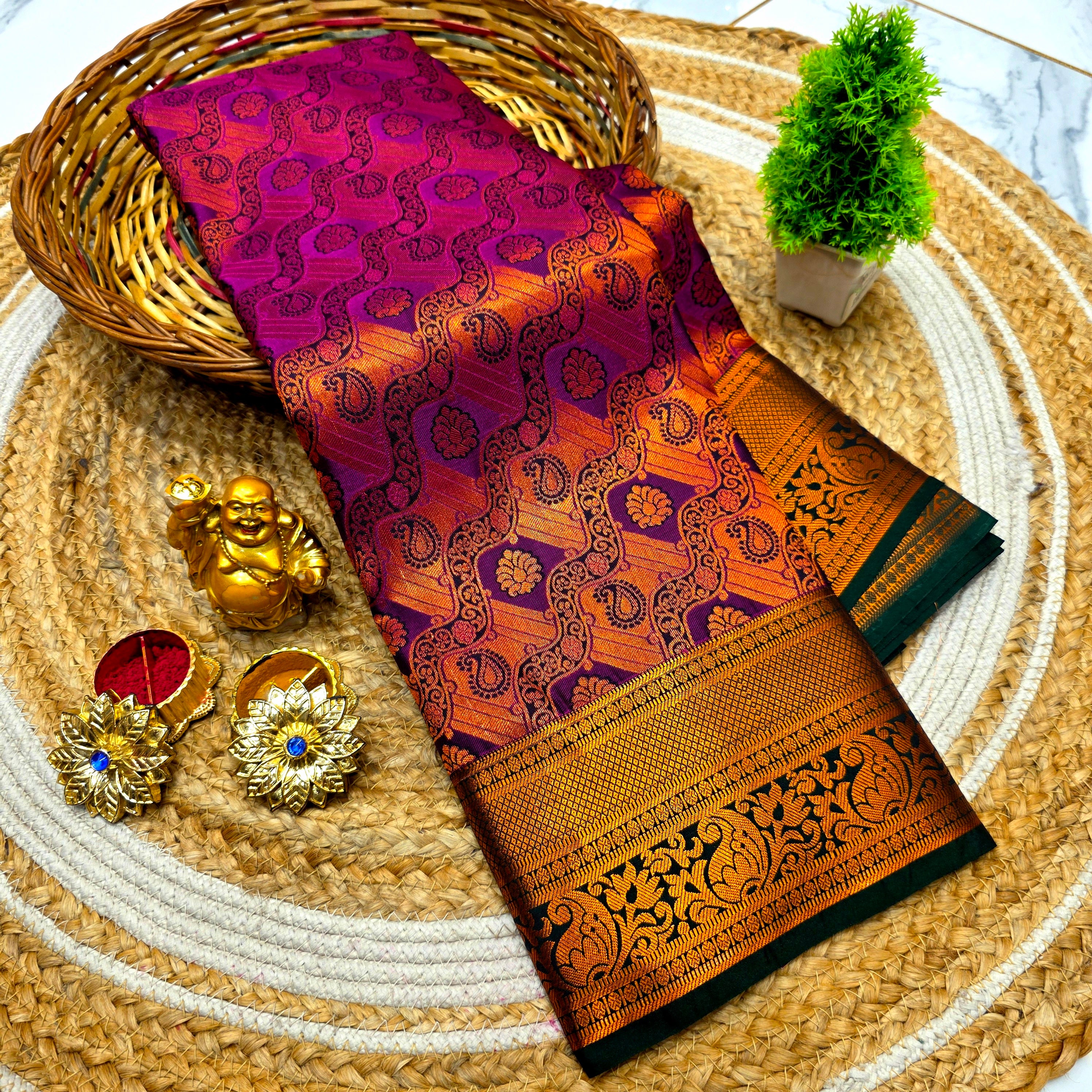 Bridal All Self Saree