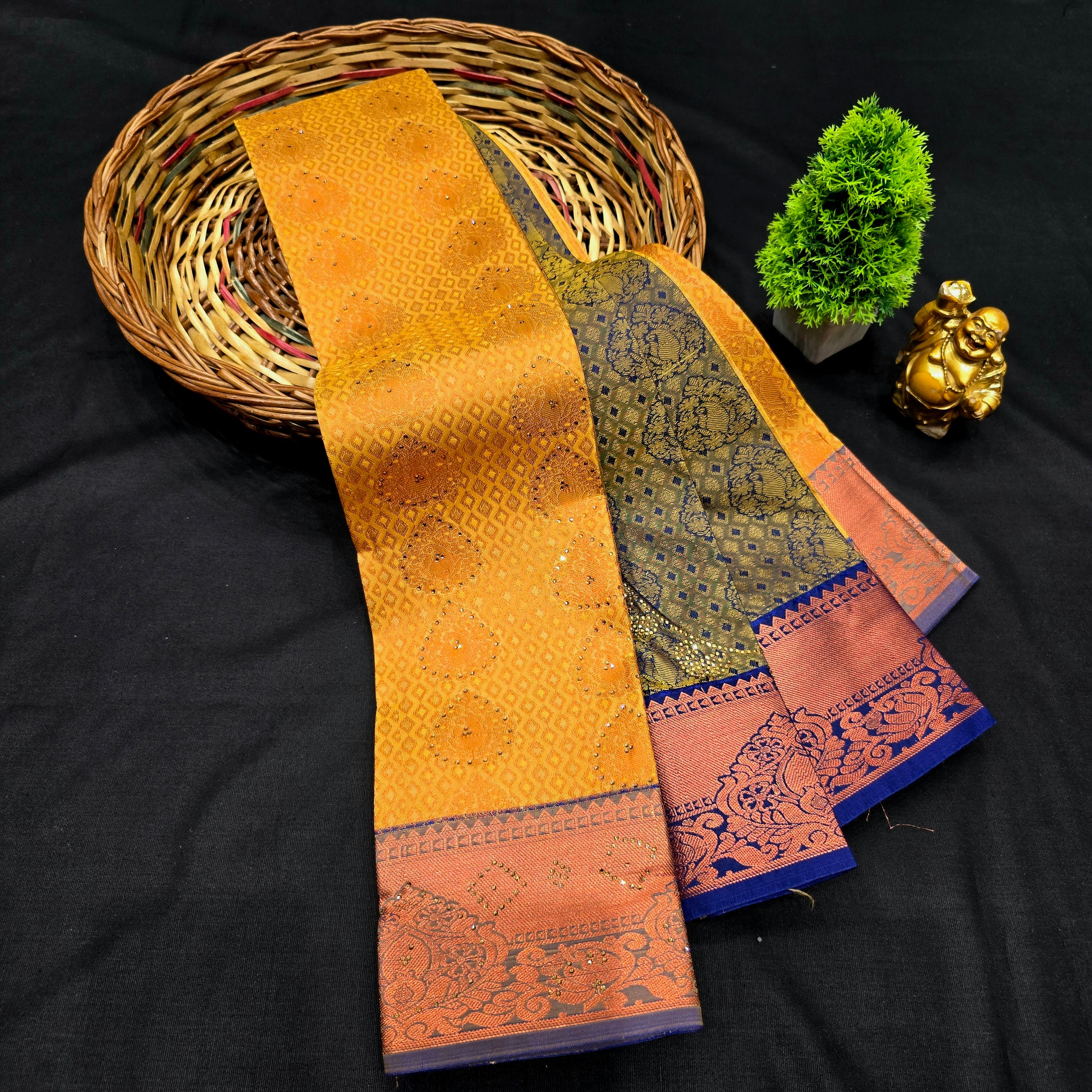 All Self Bridal Saree